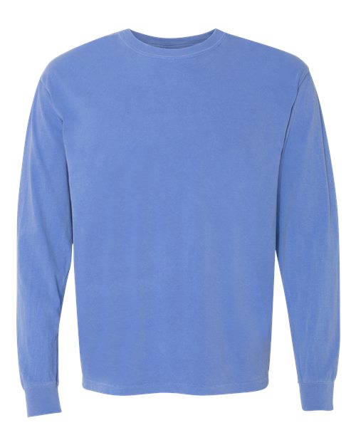 Comfort Colors C6014 Adult Heavyweight Long-Sleeve T-Shirt #color_FLO BLUE