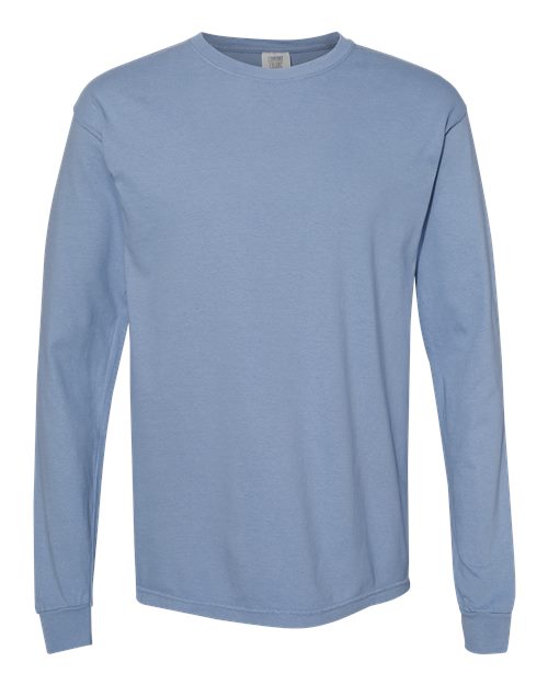 Comfort Colors C6014 Adult Heavyweight Long-Sleeve T-Shirt #color_WASHED DENIM