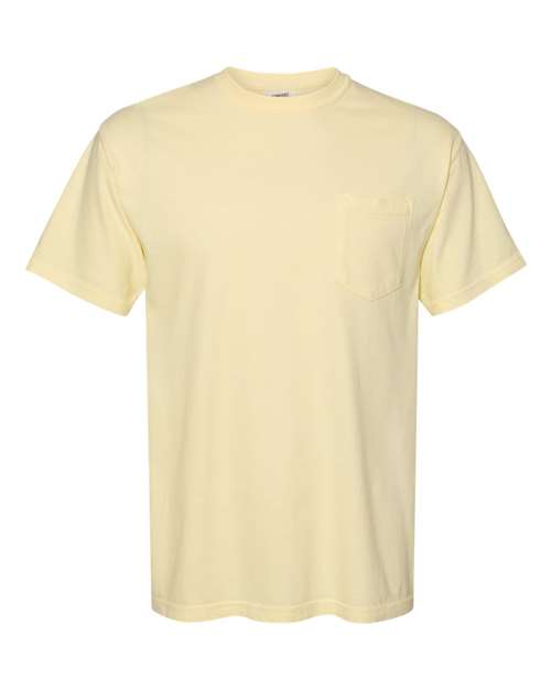 Comfort Colors 6030CC Adult Heavyweight Pocket T-Shirt #color_BANANA
