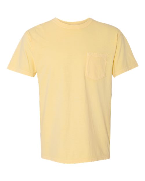 Comfort Colors 6030CC Adult Heavyweight Pocket T-Shirt #color_BUTTER