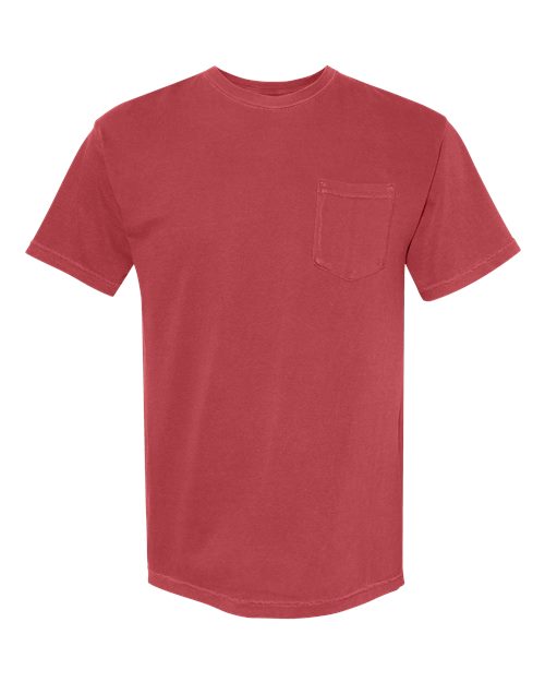 Comfort Colors 6030CC Adult Heavyweight Pocket T-Shirt #color_CHILI