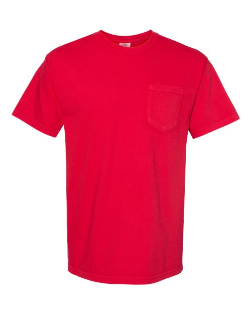 Comfort Colors 6030CC Adult Heavyweight Pocket T-Shirt #color_RED