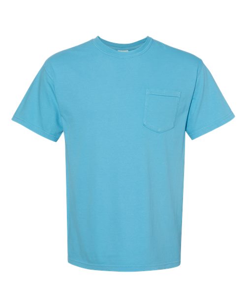 Comfort Colors 6030CC Adult Heavyweight Pocket T-Shirt #color_SAPPHIRE