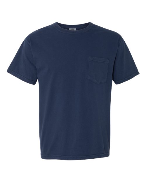 Comfort Colors 6030CC Adult Heavyweight Pocket T-Shirt #color_TRUE NAVY