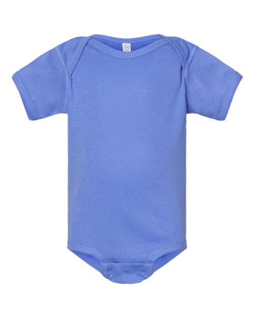 Rabbit Skins 4400 Infant Baby Rib Bodysuit #color_CAROLINA BLUE