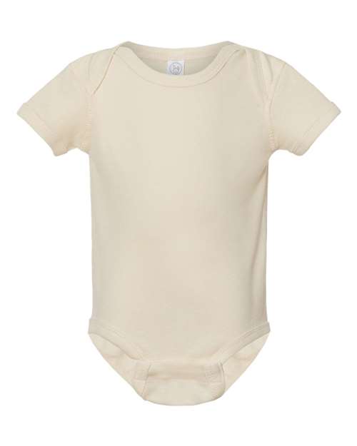 Rabbit Skins 4400 Infant Baby Rib Bodysuit #color_NATURAL