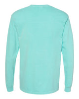 Comfort Colors C4410 Adult Heavyweight RSLong-Sleeve Pocket T-Shirt #color_CHALKY MINT