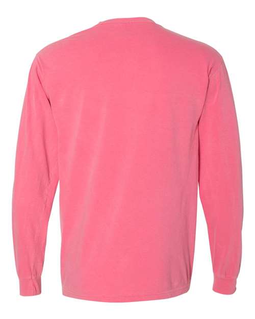 Comfort Colors C4410 Adult Heavyweight RSLong-Sleeve Pocket T-Shirt #color_CRUNCHBERRY