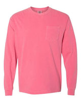 Comfort Colors C4410 Adult Heavyweight RSLong-Sleeve Pocket T-Shirt #color_CRUNCHBERRY