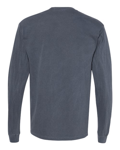 Comfort Colors C4410 Adult Heavyweight RSLong-Sleeve Pocket T-Shirt #color_DENIM