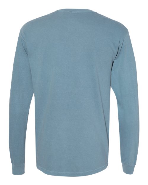 Comfort Colors C4410 Adult Heavyweight RSLong-Sleeve Pocket T-Shirt #color_ICE BLUE