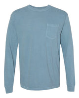 Comfort Colors C4410 Adult Heavyweight RSLong-Sleeve Pocket T-Shirt #color_ICE BLUE