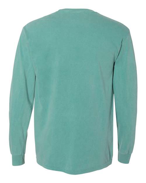Comfort Colors C4410 Adult Heavyweight RSLong-Sleeve Pocket T-Shirt #color_SEAFOAM