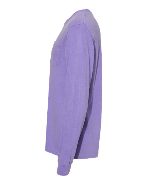 Comfort Colors C4410 Adult Heavyweight RSLong-Sleeve Pocket T-Shirt #color_VIOLET