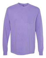 Comfort Colors C4410 Adult Heavyweight RSLong-Sleeve Pocket T-Shirt #color_VIOLET