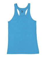 Badger 4166 Women’s B-Core Racerback Tank Top #color_Columbia Blue