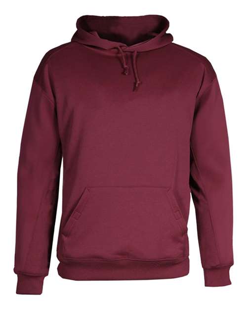 Badger 1454 Performance Fleece Hooded Sweatshirt #color_Cardinal