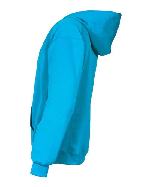 Badger 1454 Performance Fleece Hooded Sweatshirt #color_Electric Blue