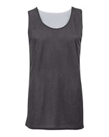 Badger 2529 Youth Pro Mesh Reversible Tank Top #color_Graphite/ White