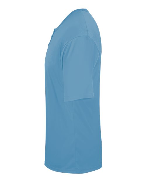 Alleson Athletic 7930 B-Core Placket Jersey #color_Columbia Blue