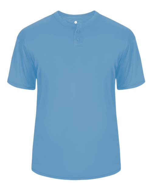 Alleson Athletic 7930 B-Core Placket Jersey #color_Columbia Blue