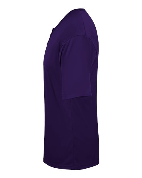 Alleson Athletic 7930 B-Core Placket Jersey #color_Purple