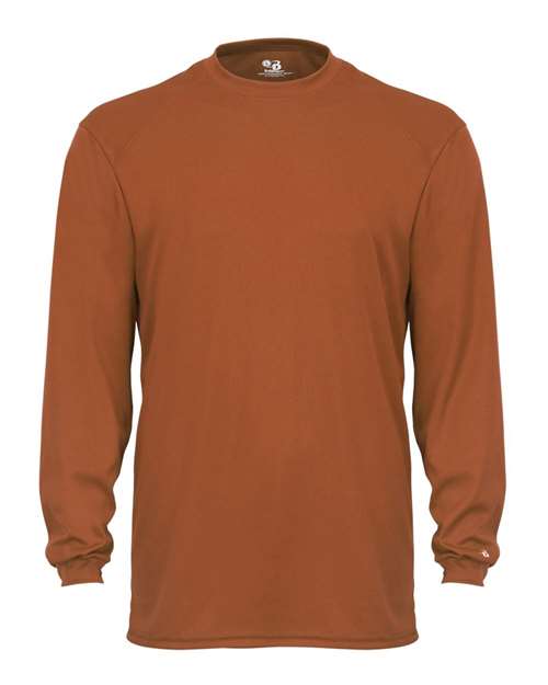 Badger 4104 B-Core Long Sleeve T-Shirt #color_Texas Orange