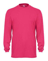 Badger 4104 B-Core Long Sleeve T-Shirt #color_Hot Pink