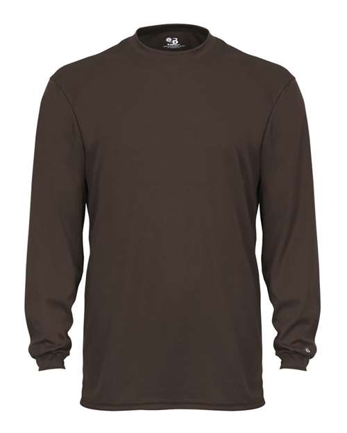 Badger 4104 B-Core Long Sleeve T-Shirt #color_Brown