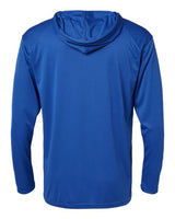Badger 4105 B-Core Hooded Long Sleeve T-Shirt #color_Royal