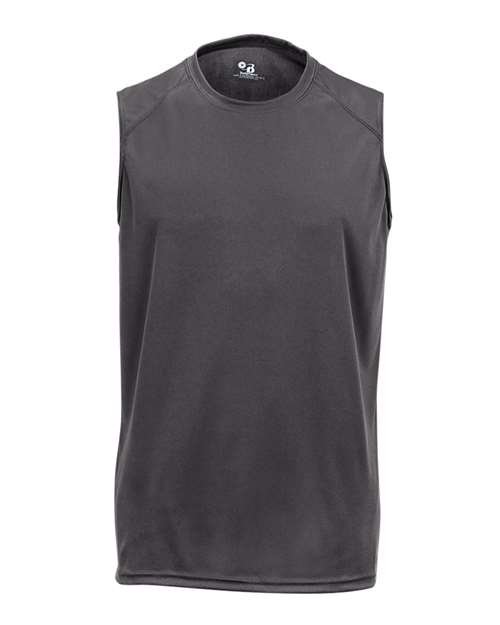 Badger 4130 B-Core Sleeveless T-Shirt #color_Graphite