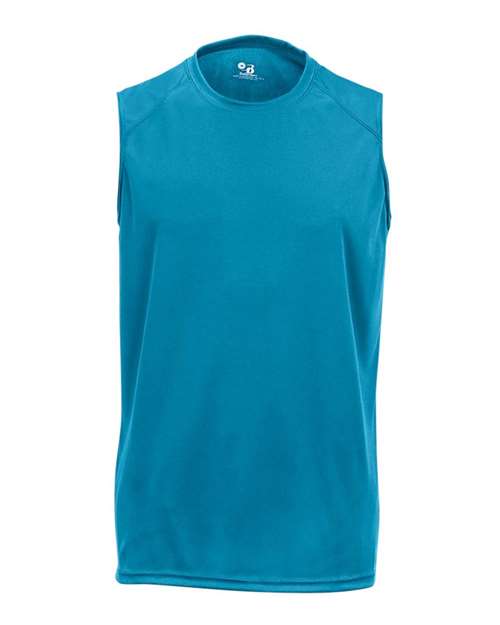 Badger 4130 B-Core Sleeveless T-Shirt #color_Electric Blue