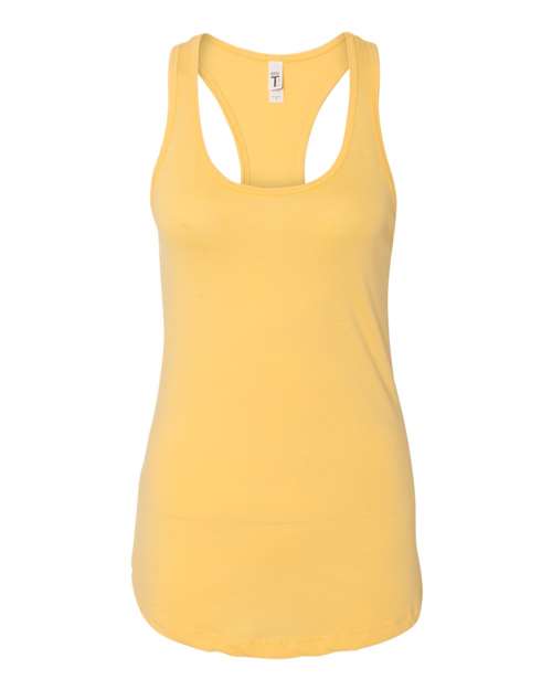 Next Level N1533 Ladies' Ideal Racerback Tank #color_BANANA CREAM