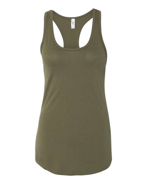 Next Level N1533 Ladies' Ideal Racerback Tank #color_MILITARY GREEN