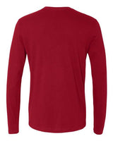 Next Level N3601 Men's Cotton Long-Sleeve Crew #color_CARDINAL
