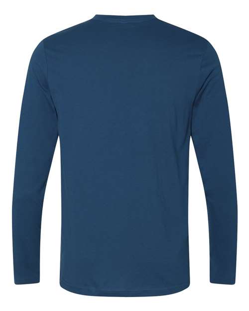 Next Level N3601 Men's Cotton Long-Sleeve Crew #color_COOL BLUE
