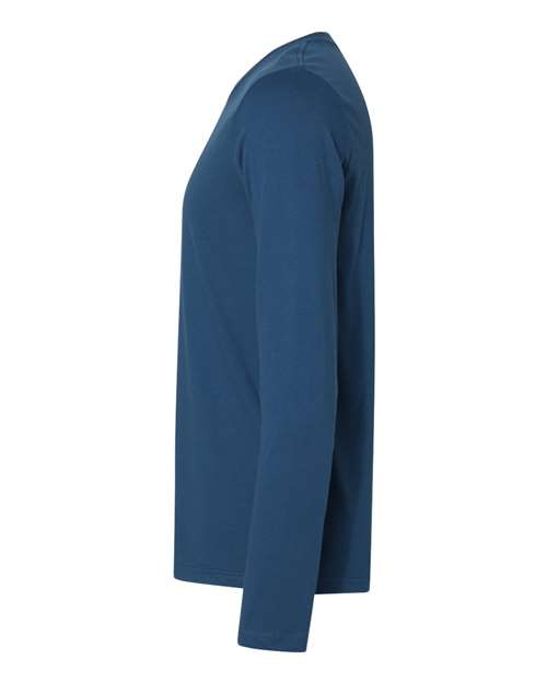 Next Level N3601 Men's Cotton Long-Sleeve Crew #color_COOL BLUE