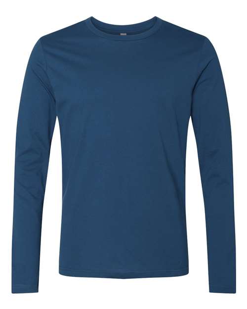 Next Level N3601 Men's Cotton Long-Sleeve Crew #color_COOL BLUE