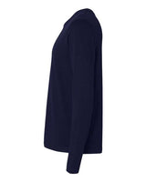 Next Level N3601 Men's Cotton Long-Sleeve Crew #color_MIDNIGHT NAVY