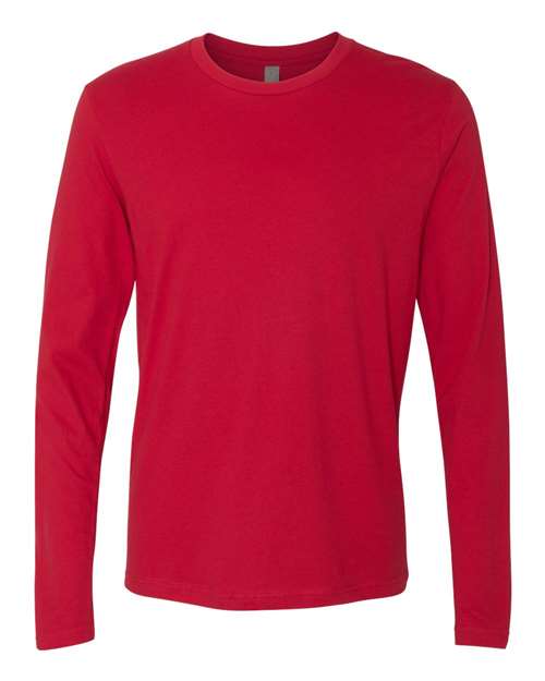 Next Level N3601 Men's Cotton Long-Sleeve Crew #color_RED