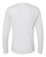Next Level 6071 Men's Triblend Long-Sleeve Crew #color_HEATHER WHITE