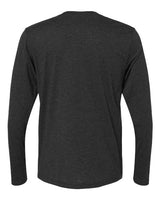 Next Level 6071 Men's Triblend Long-Sleeve Crew #color_VINTAGE BLACK