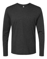 Next Level 6071 Men's Triblend Long-Sleeve Crew #color_VINTAGE BLACK