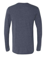 Next Level 6071 Men's Triblend Long-Sleeve Crew #color_VINTAGE NAVY