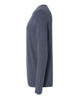 Next Level 6071 Men's Triblend Long-Sleeve Crew #color_VINTAGE NAVY