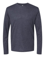 Next Level 6071 Men's Triblend Long-Sleeve Crew #color_VINTAGE NAVY