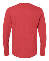 Next Level 6071 Men's Triblend Long-Sleeve Crew #color_VINTAGE RED