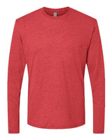 Next Level 6071 Men's Triblend Long-Sleeve Crew #color_VINTAGE RED