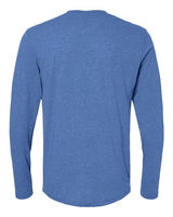Next Level 6071 Men's Triblend Long-Sleeve Crew #color_VINTAGE ROYAL