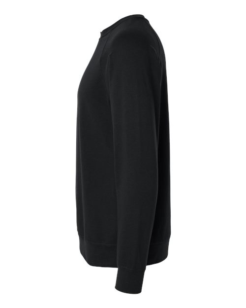 Next Level N9000 Unisex French Terry Raglan Crew #color_BLACK